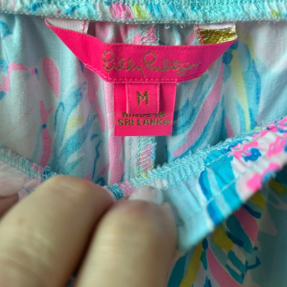 Lilly Pulitzer Pink and Blue Shorts - Picture 7 of 9
